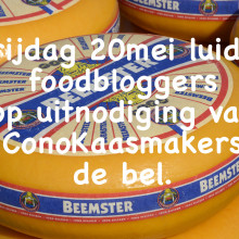 Foodbloggers luidden kaasbel op 20 mei